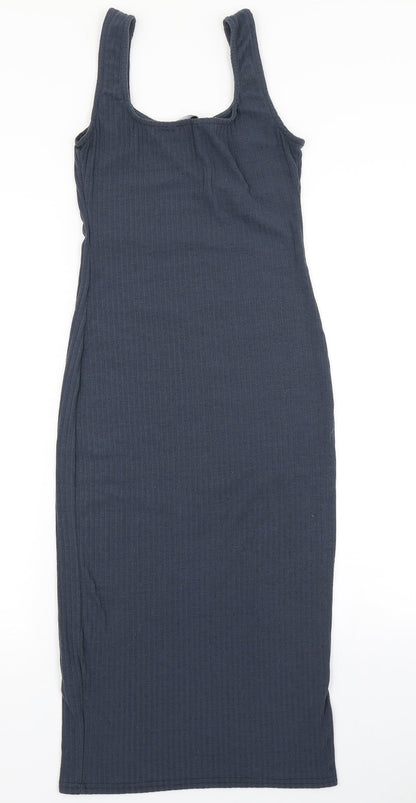 Preloved New Look Womens Blue   Bodycon  Size 8 - Front