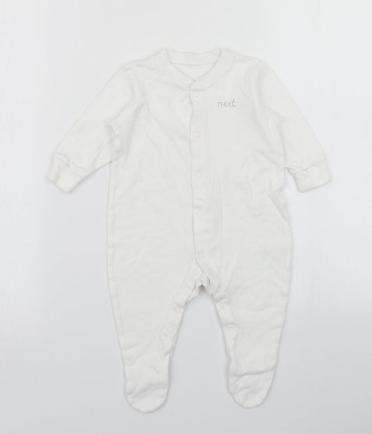 NEXT Baby White   Babygrow One-Piece Size 3-6 Months
