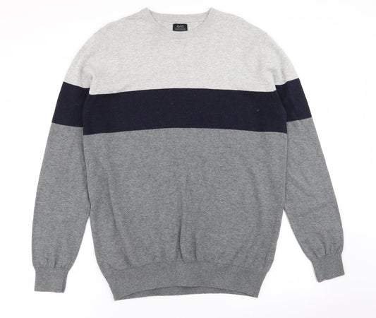 ACW58 Mens Multicoloured   Pullover Jumper Size M