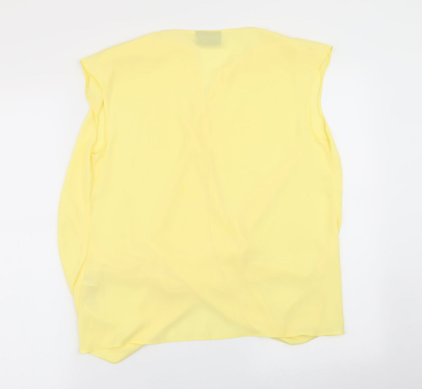 Wallis Womens Yellow   Basic Blouse Size S