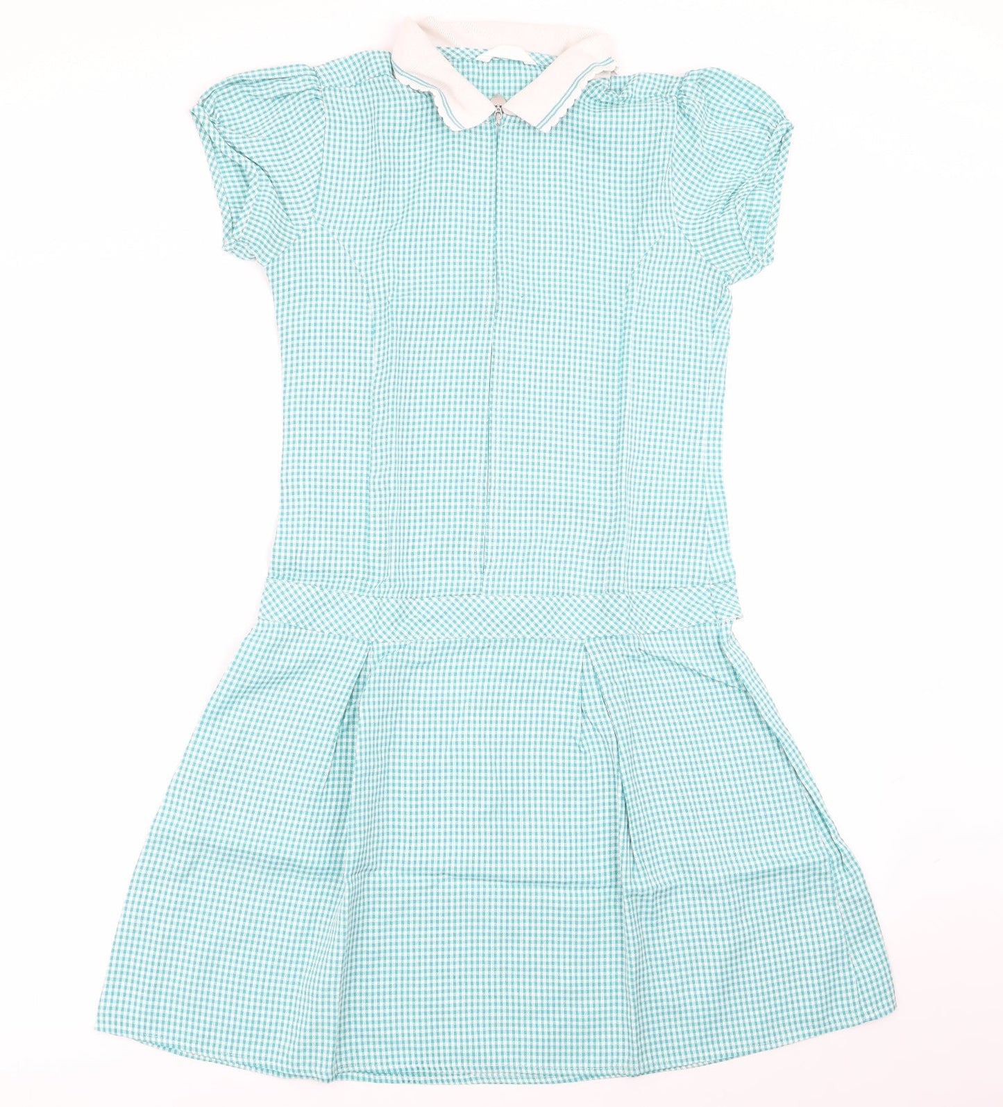 M&S Girls Multicoloured Check  Fit & Flare  Size 11-12 Years  - school dress