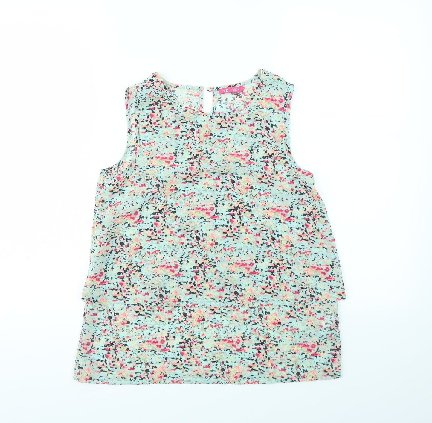 YD Girls Multicoloured Floral  Basic Blouse Size 12-13 Years
