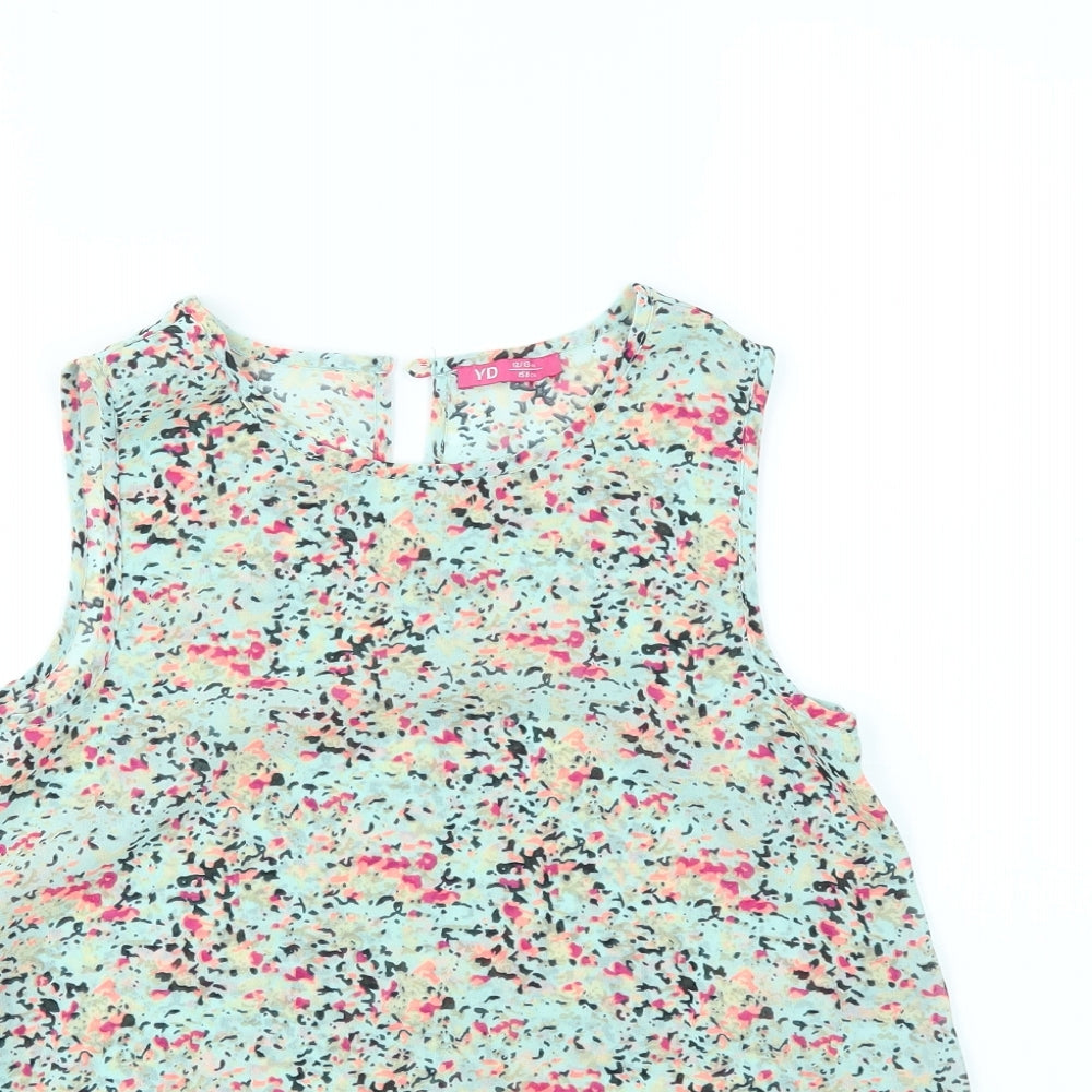 YD Girls Multicoloured Floral  Basic Blouse Size 12-13 Years