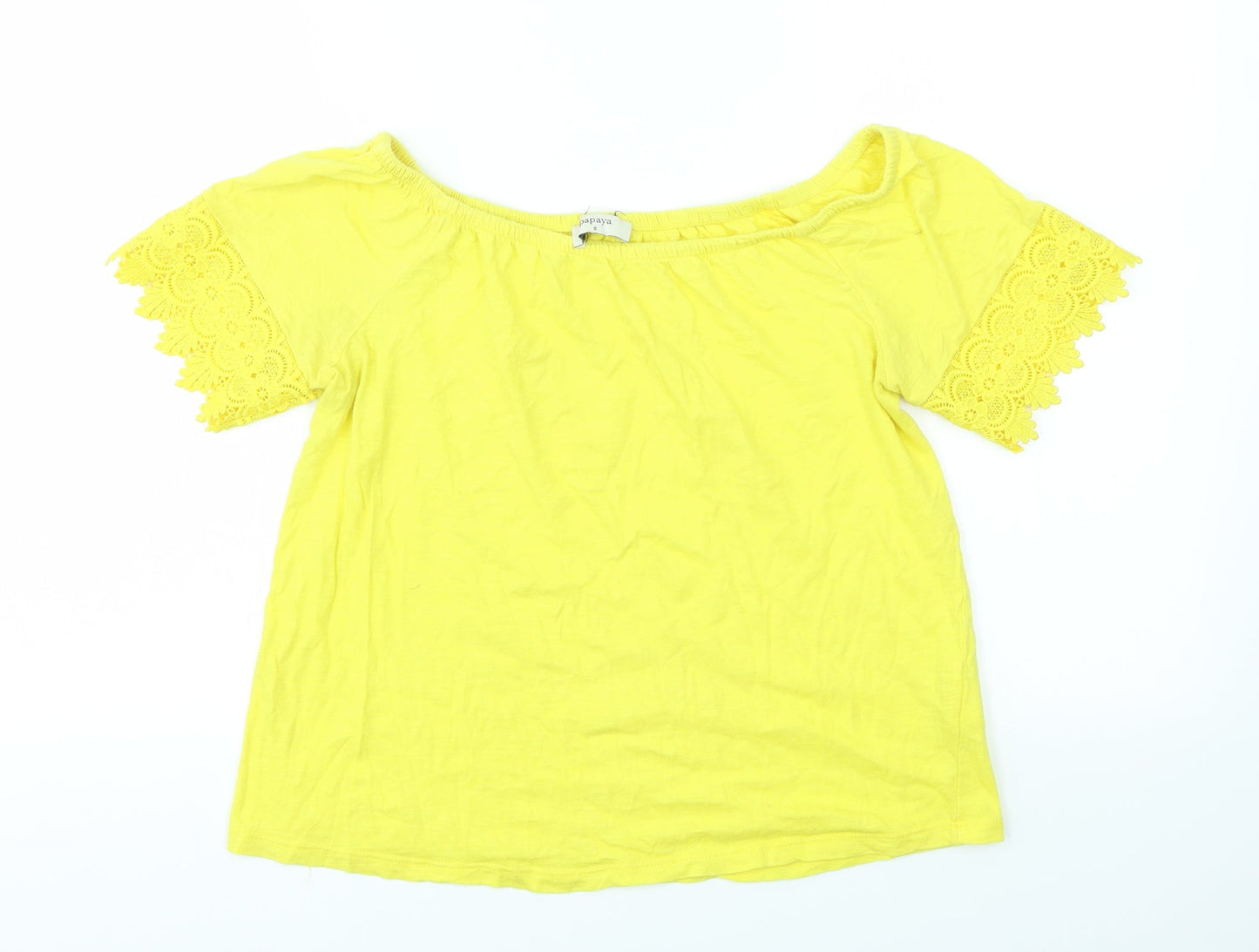 Matalan Womens White   Basic T-Shirt Size 8