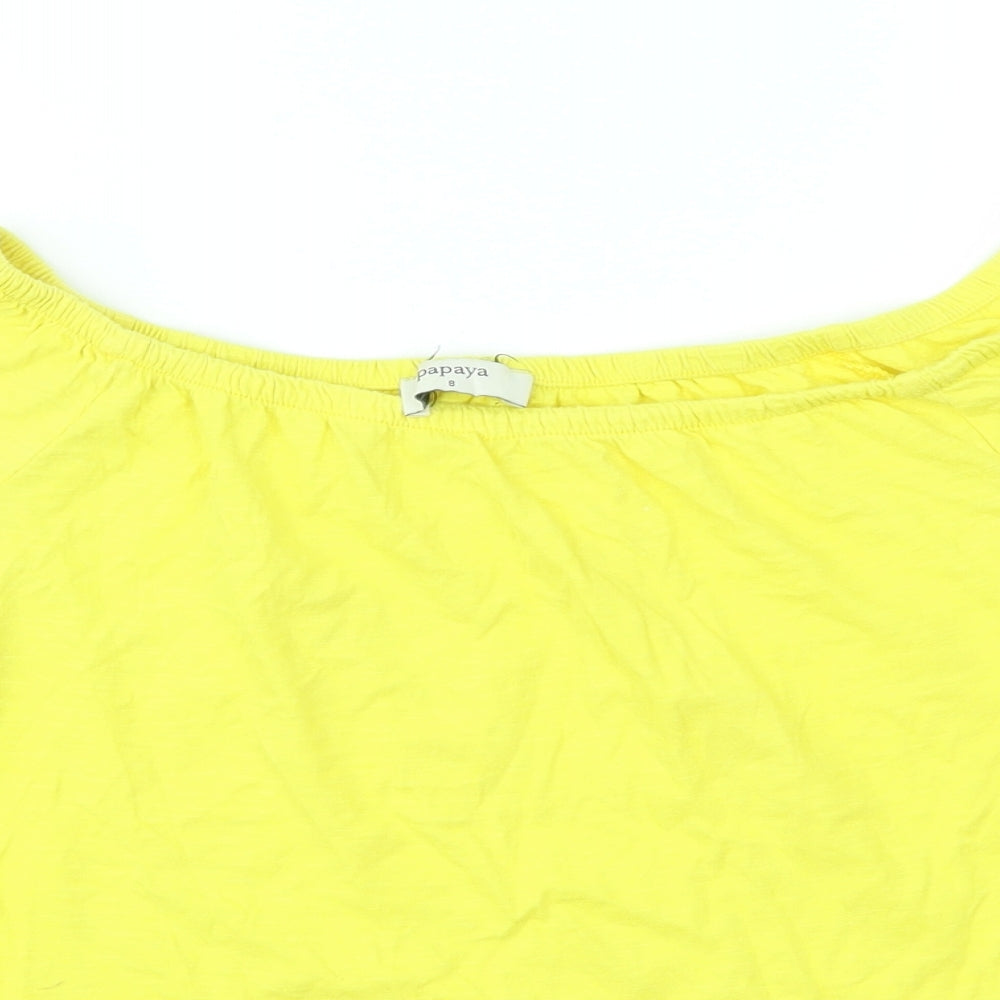 Matalan Womens White   Basic T-Shirt Size 8