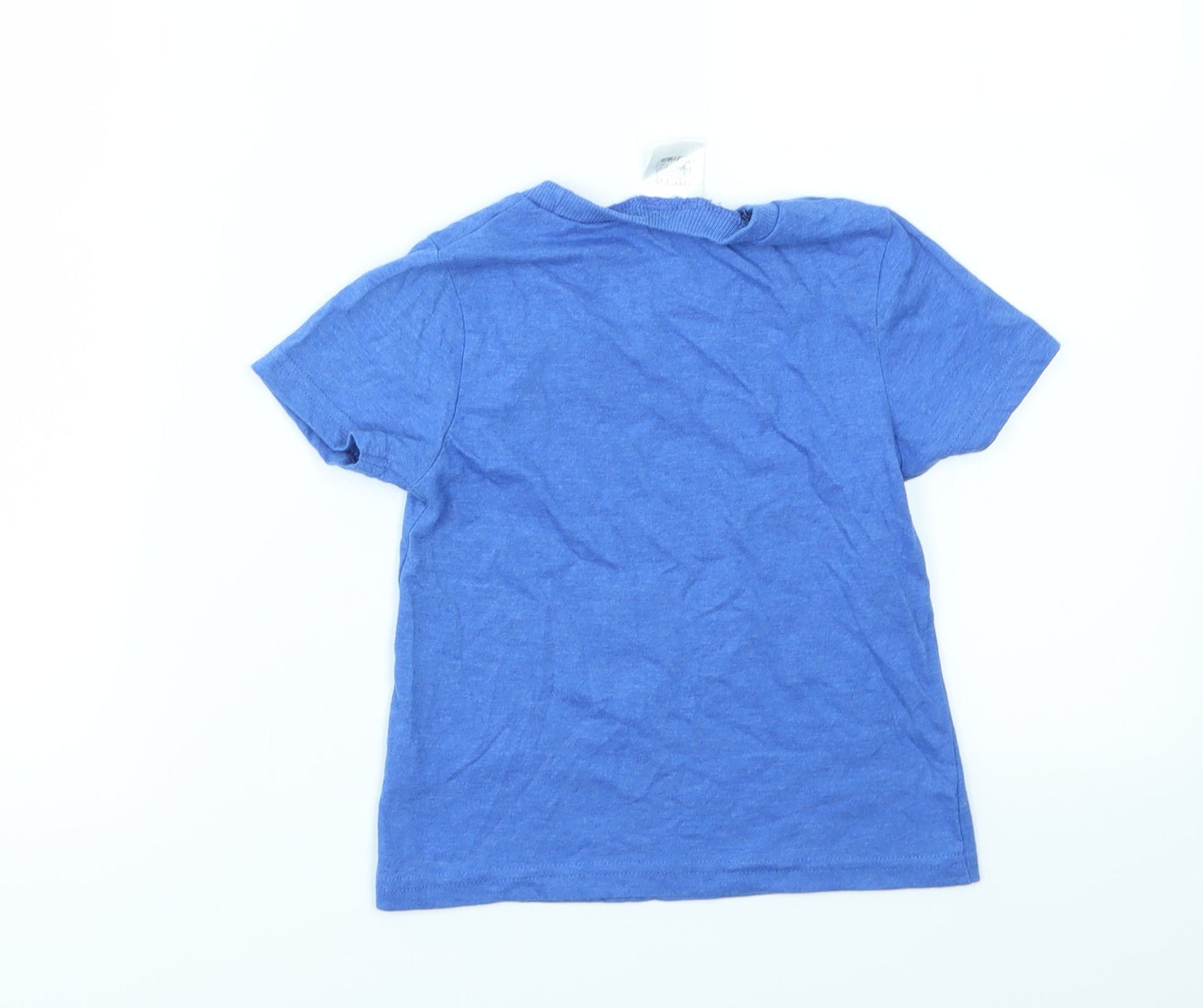 PEP&CO  Boys Blue Animal Print  Basic T-Shirt Size 3-6 Months