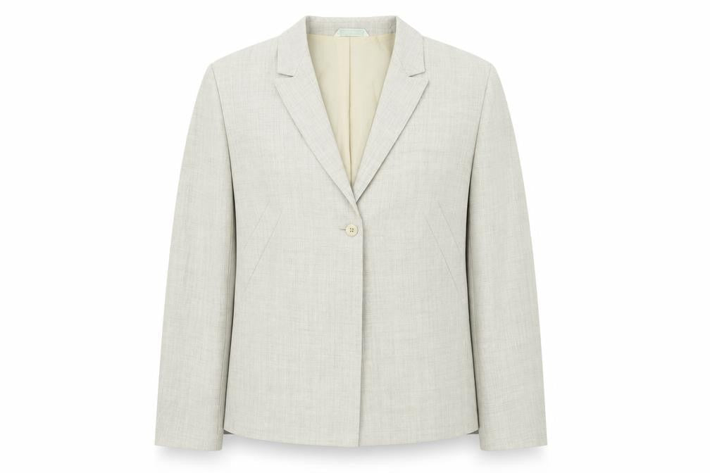 Marks & Spencer Womens Beige   Jacket Blazer Size 14