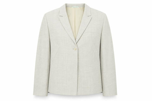 Marks & Spencer Womens Beige   Jacket Blazer Size 14