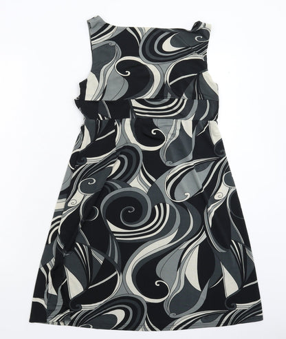 Back view of Atmosphere women’s multicoloured fit & flare, size UK 8