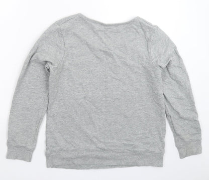 George Womens Grey   Pullover Sweatshirt Size 10