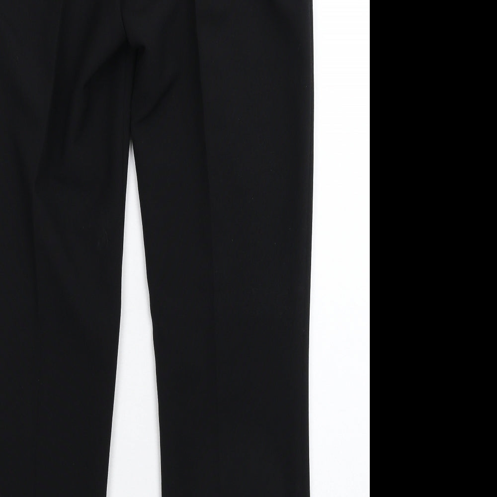 Debenhams Womens Black   Dress Pants Trousers Size 8 L28 in