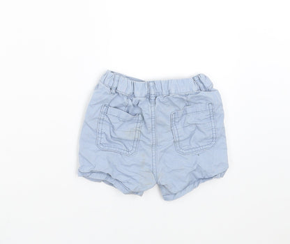 Back view of Next Baby Blue Trousers, size 12-18, Months - shorts