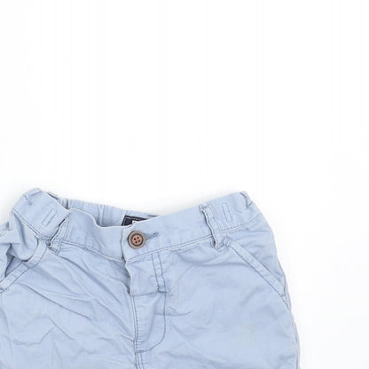 Close-up detail of Next Baby Blue Trousers, size 12-18, Months - shorts