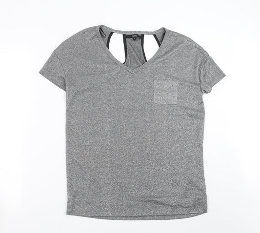 NEXT Womens Silver   Basic T-Shirt Size 10