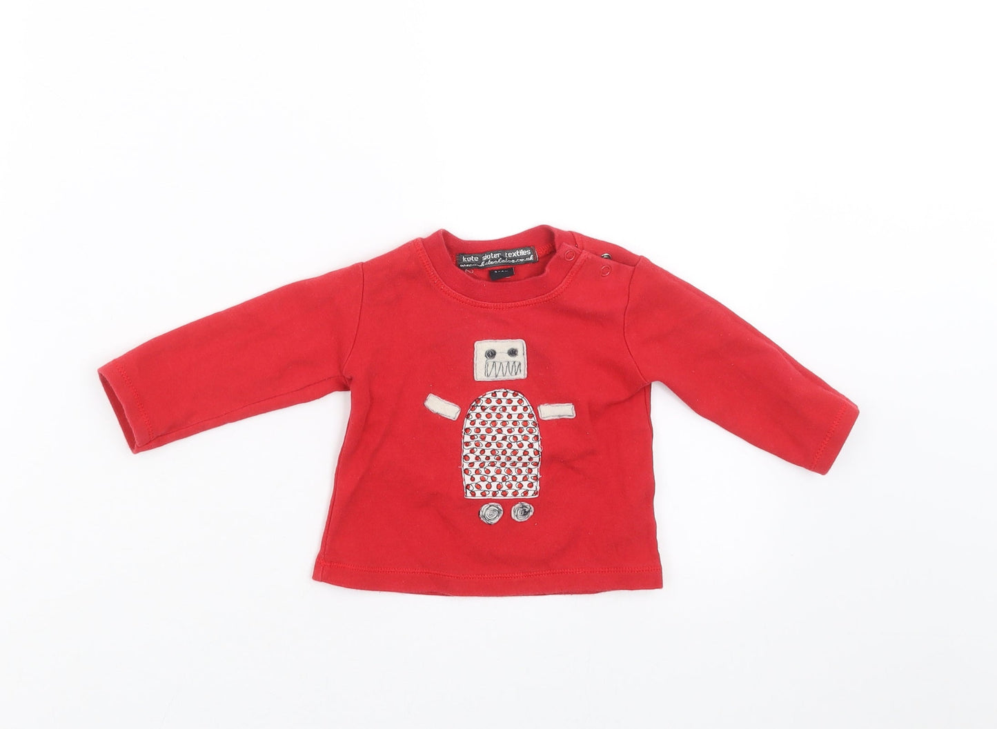 BabyBugz Girls Red   Pullover Jumper Size 3-6 Months