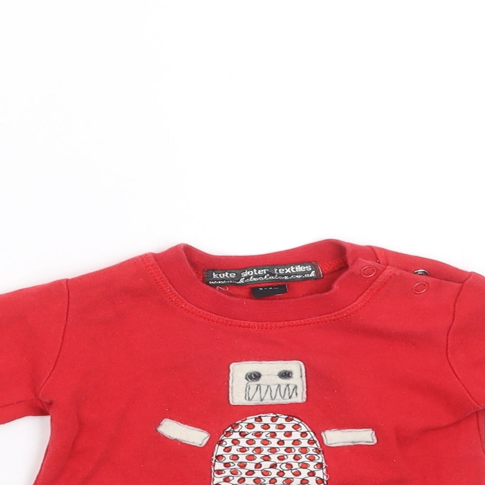 BabyBugz Girls Red   Pullover Jumper Size 3-6 Months