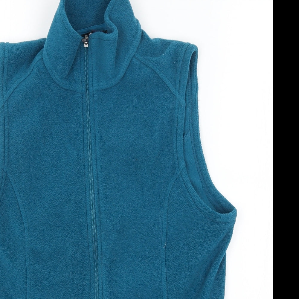 Lands End Womens Blue   Vest Jumper Size S