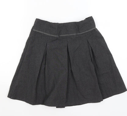 Tu Girls Grey   Pleated Skirt Size 9 Years