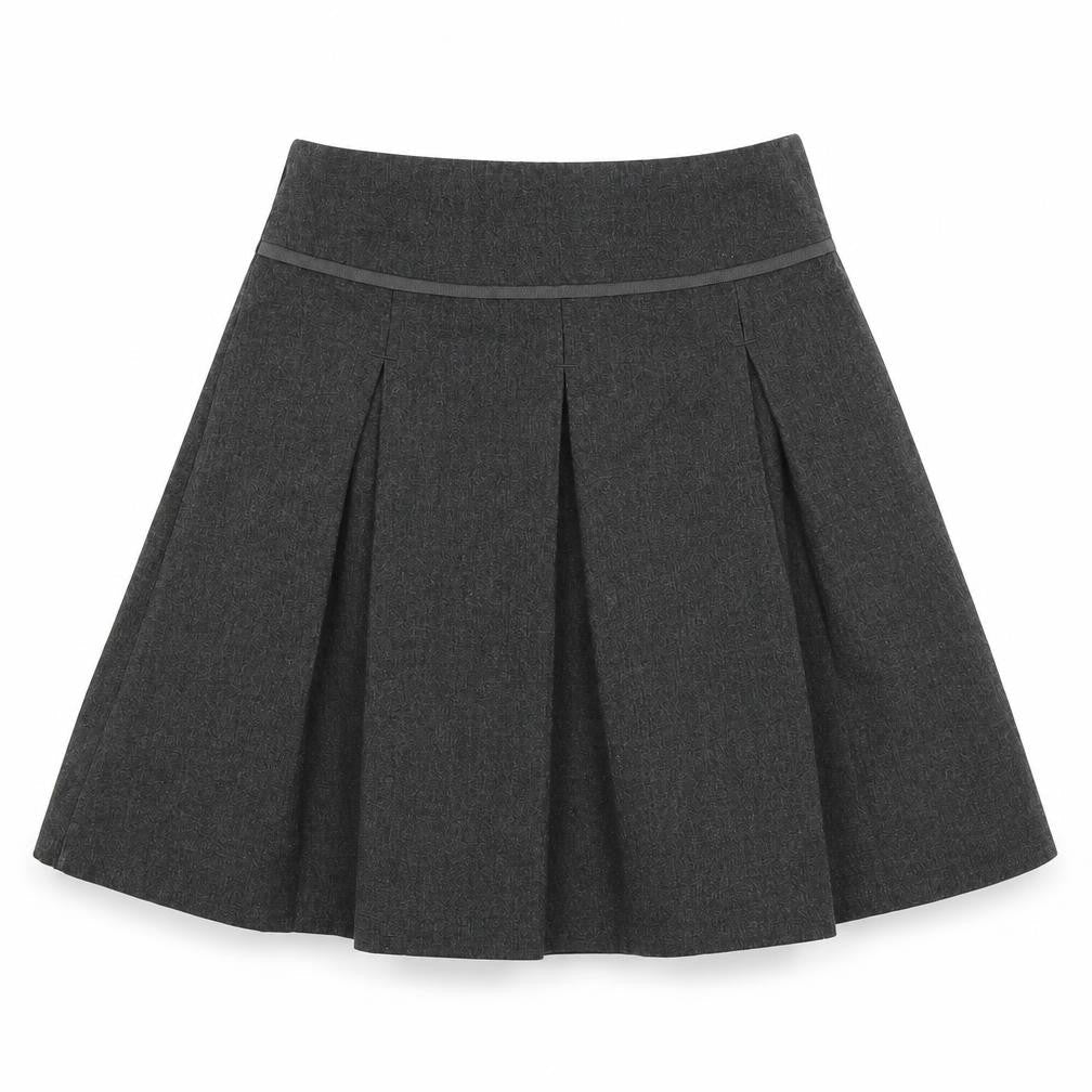 TU Girls Grey   Pleated Skirt Size 9 Years
