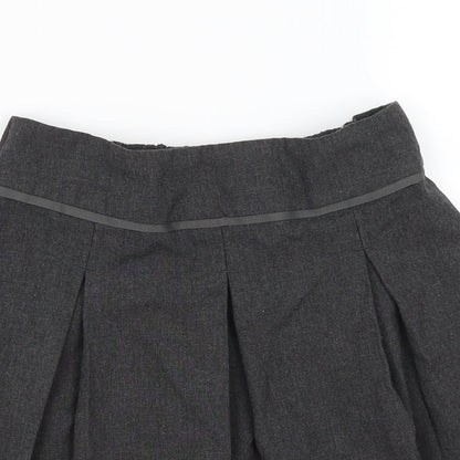 Tu Girls Grey   Pleated Skirt Size 9 Years