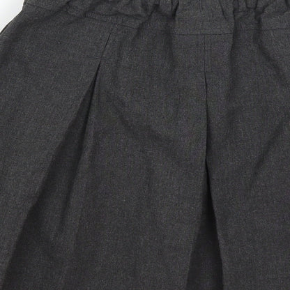 Tu Girls Grey   Pleated Skirt Size 9 Years