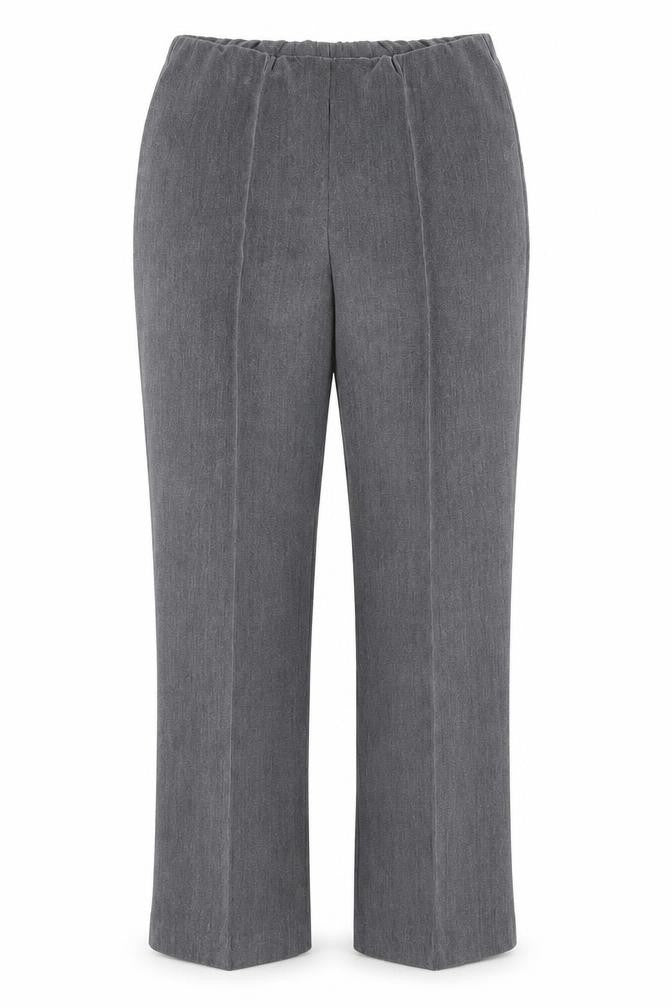 Bonmarché Womens Grey Trousers Size 12 L28.5 in