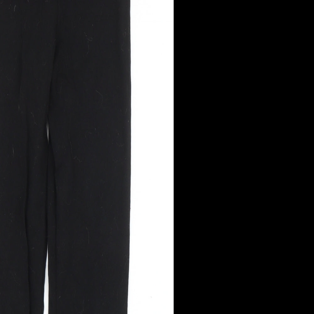 Women's Wardrobe Girls Black   Carrot Trousers Size 12 Years