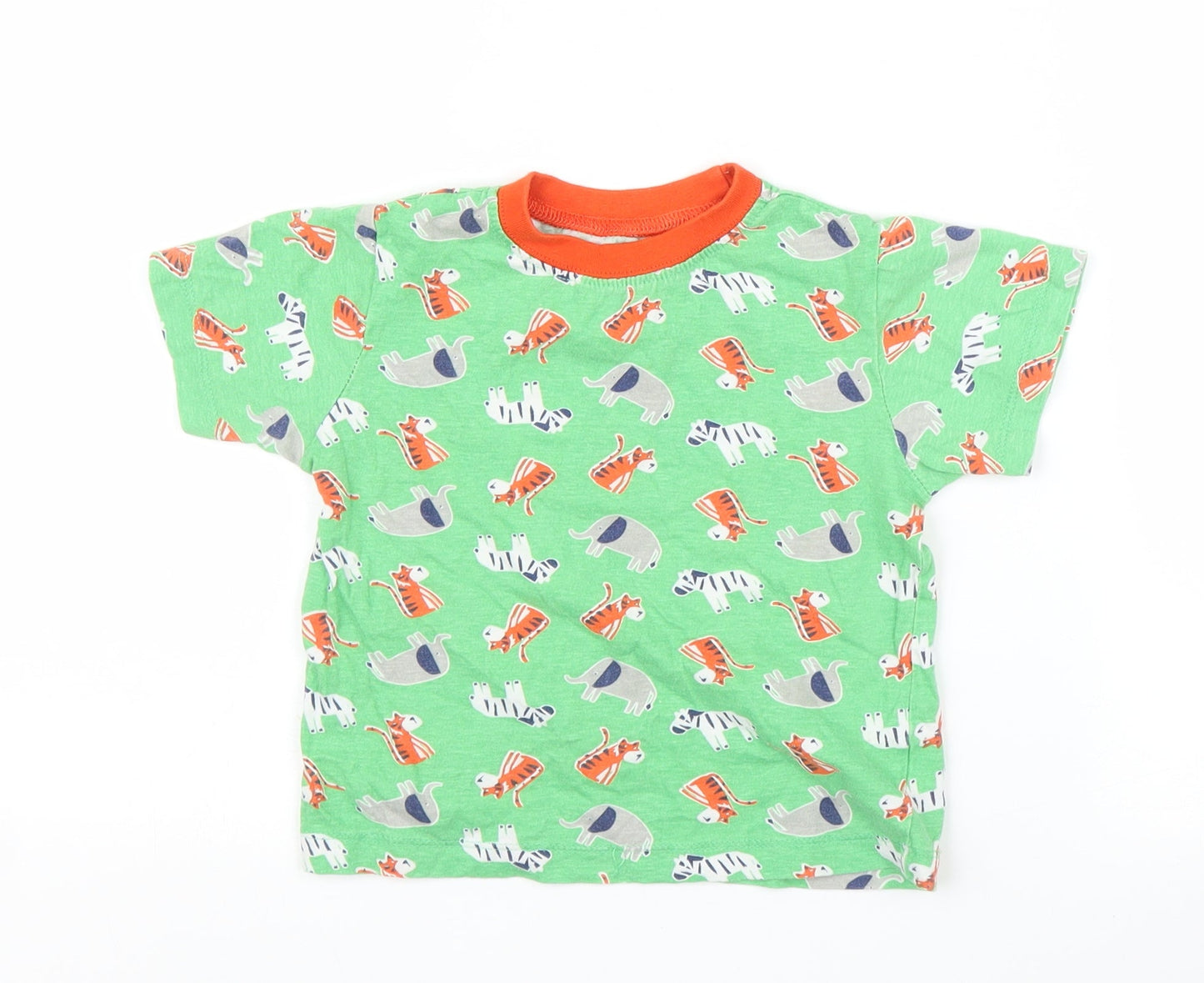 Kids Boys Green   Basic T-Shirt Size 2 Years