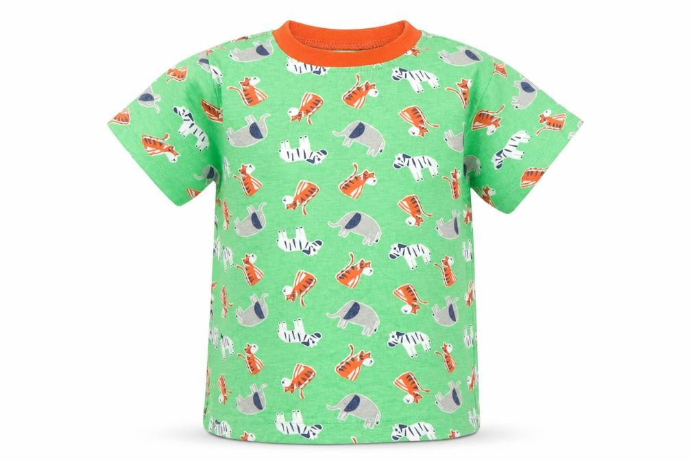Kids Boys Green   Basic T-Shirt Size 2 Years