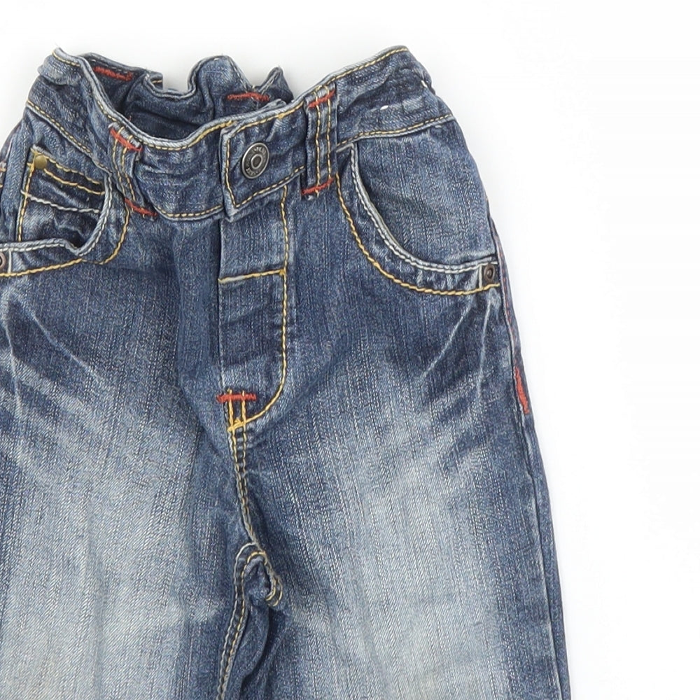 NEXT Boys Blue  Denim Capri Jeans Size 9-12 Months