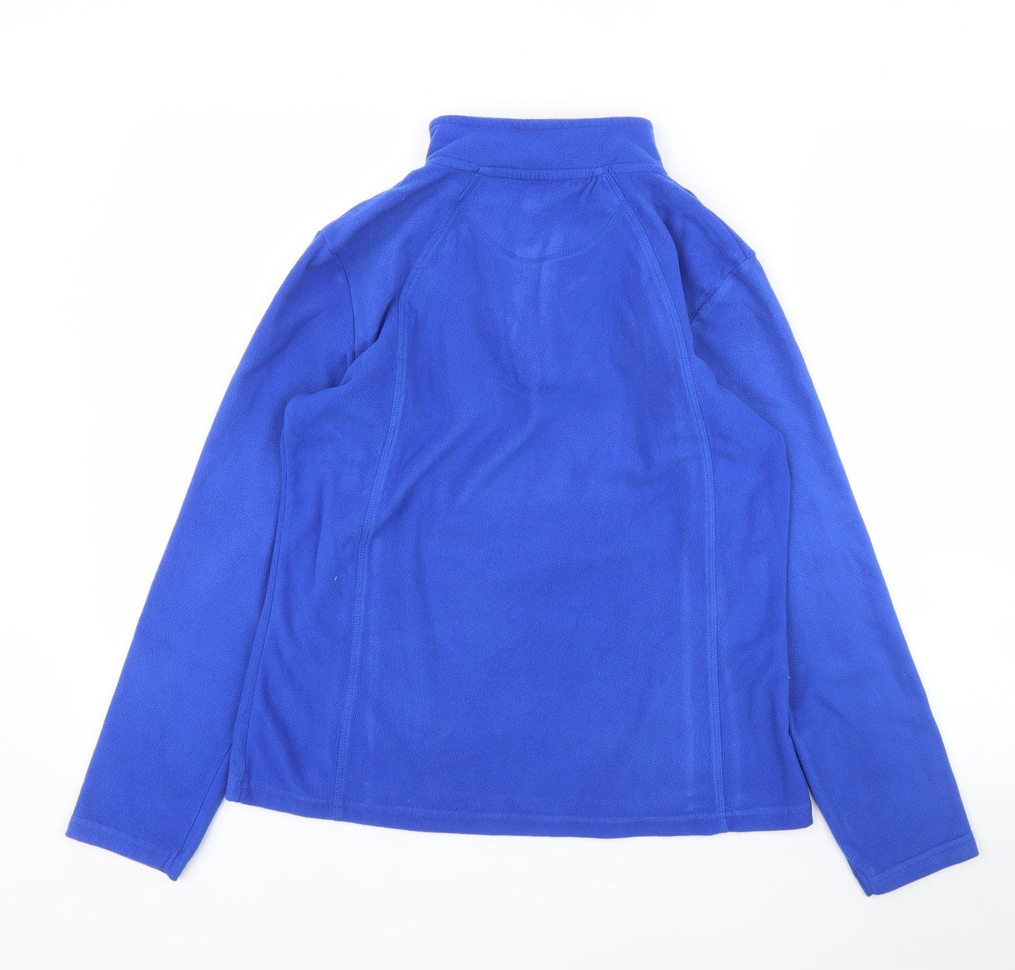 Crane Womens Blue  Fleece Pullover Jumper Size 8
