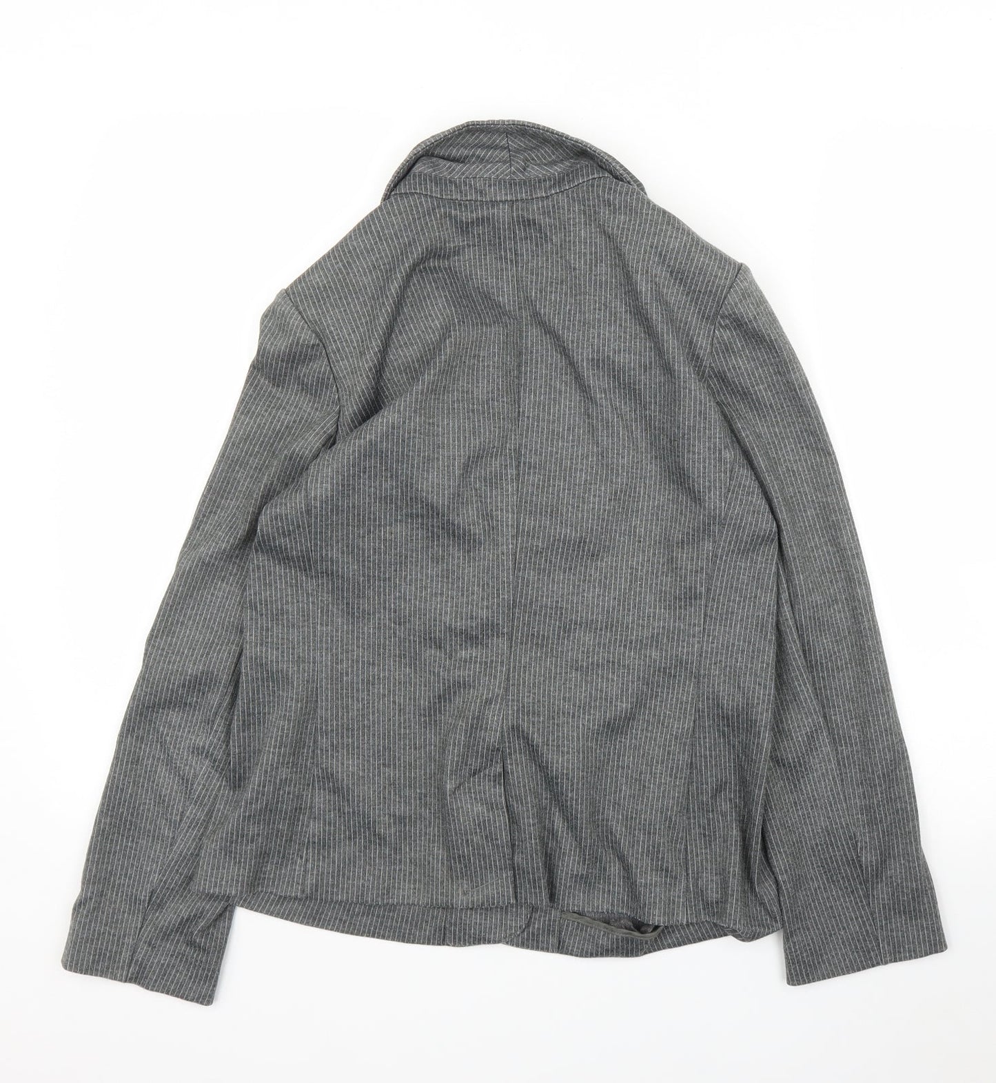 TU Womens Grey Spotted  Jacket Blazer Size 10
