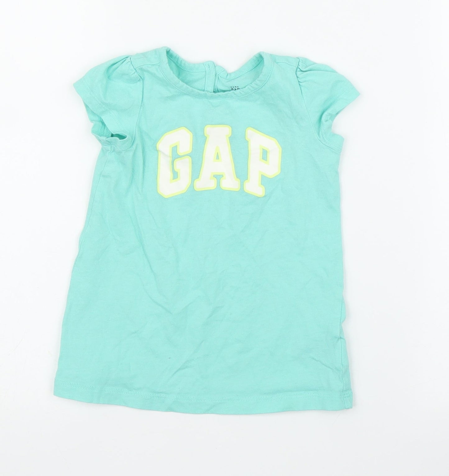 Gap Girls Green   Basic T-Shirt Size 12 Months