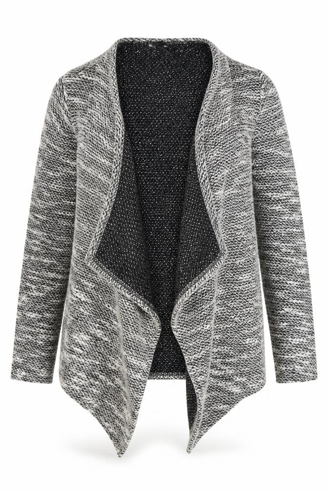 Amisu Womens Grey   Cardigan Jumper Size M