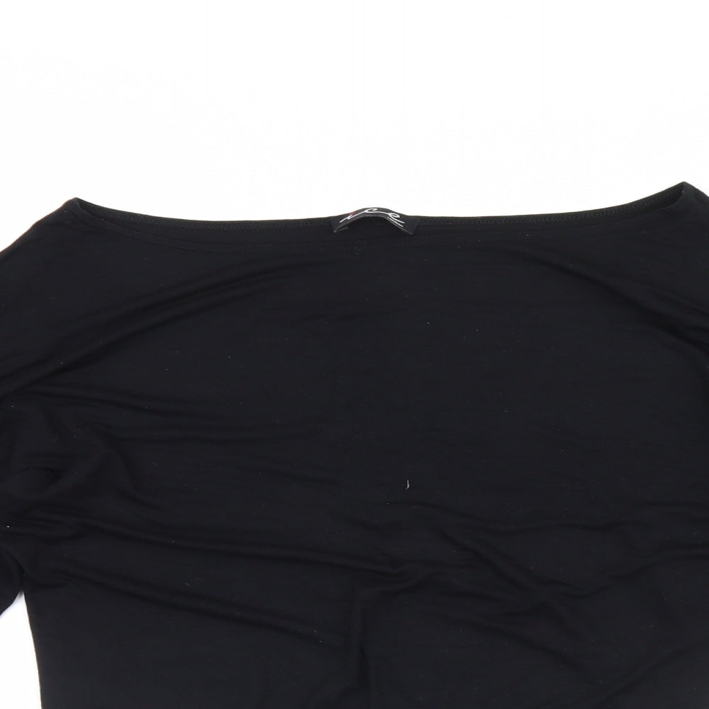 ice london  Womens Black   Basic T-Shirt Size 10
