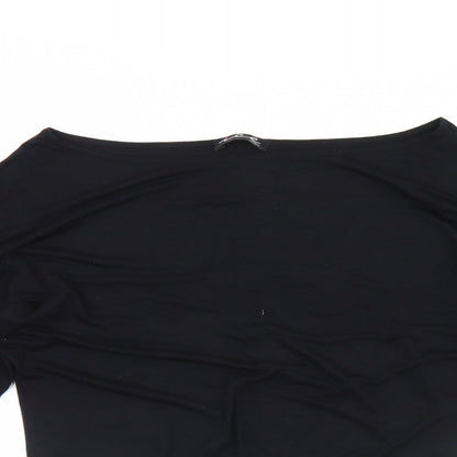 ice london  Womens Black   Basic T-Shirt Size 10