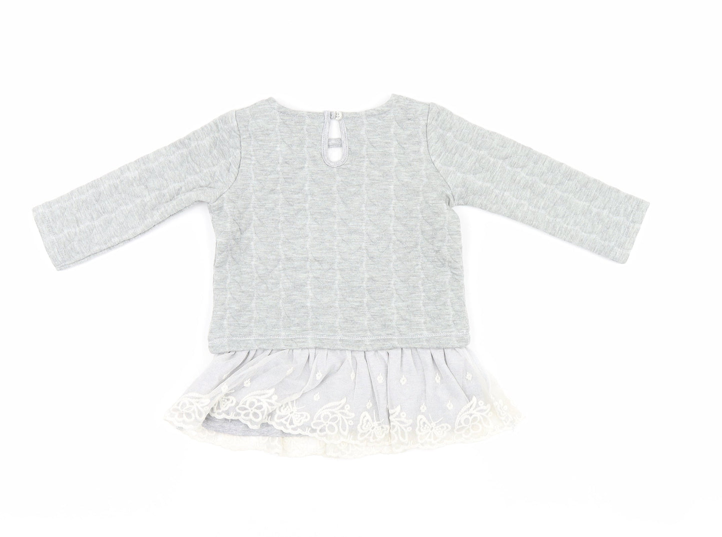 F&F Girls Grey   Basic Casual Size 6-9 Months