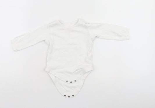 F&F Baby White   Babygrow One-Piece Size 0-3 Months