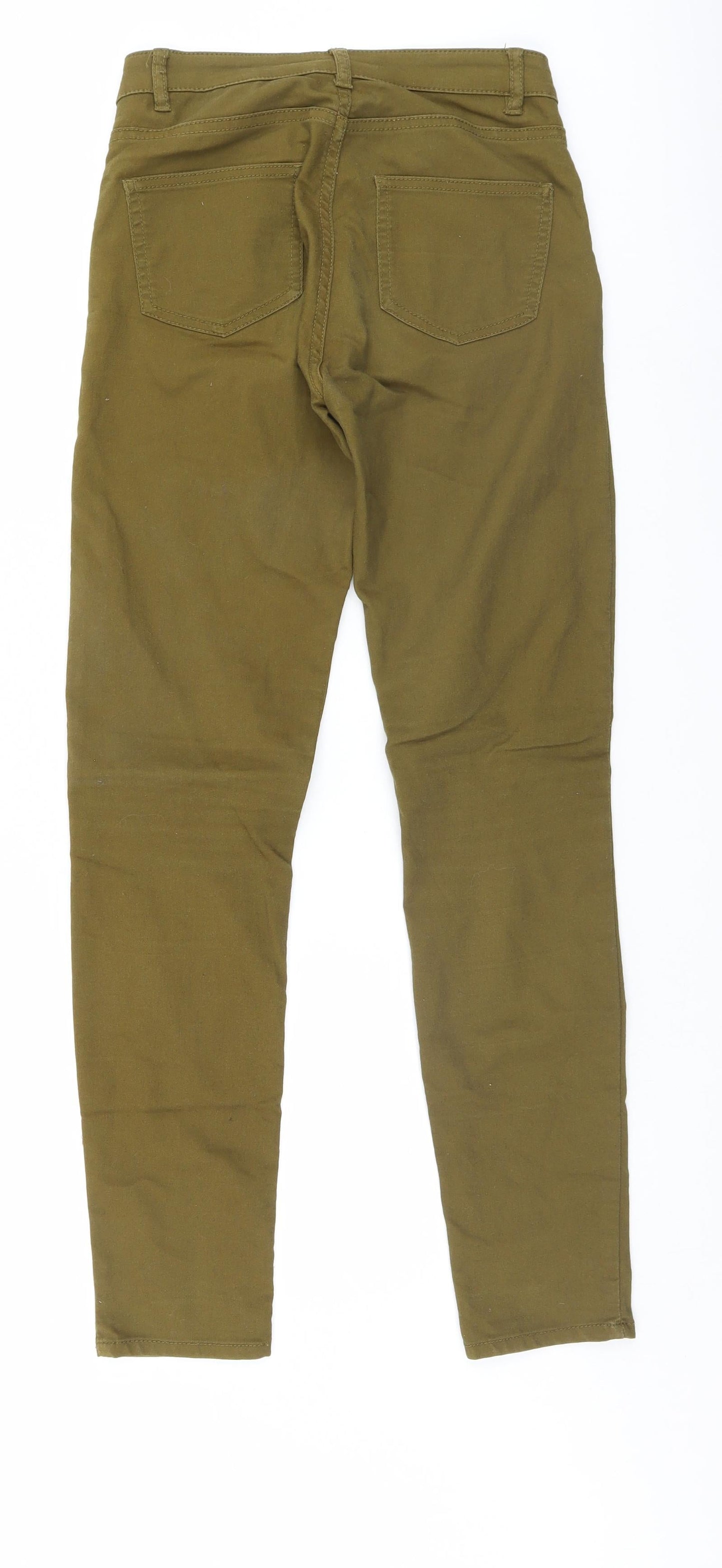 H&M Womens Green   Skinny Jeans Size 34 L29 in