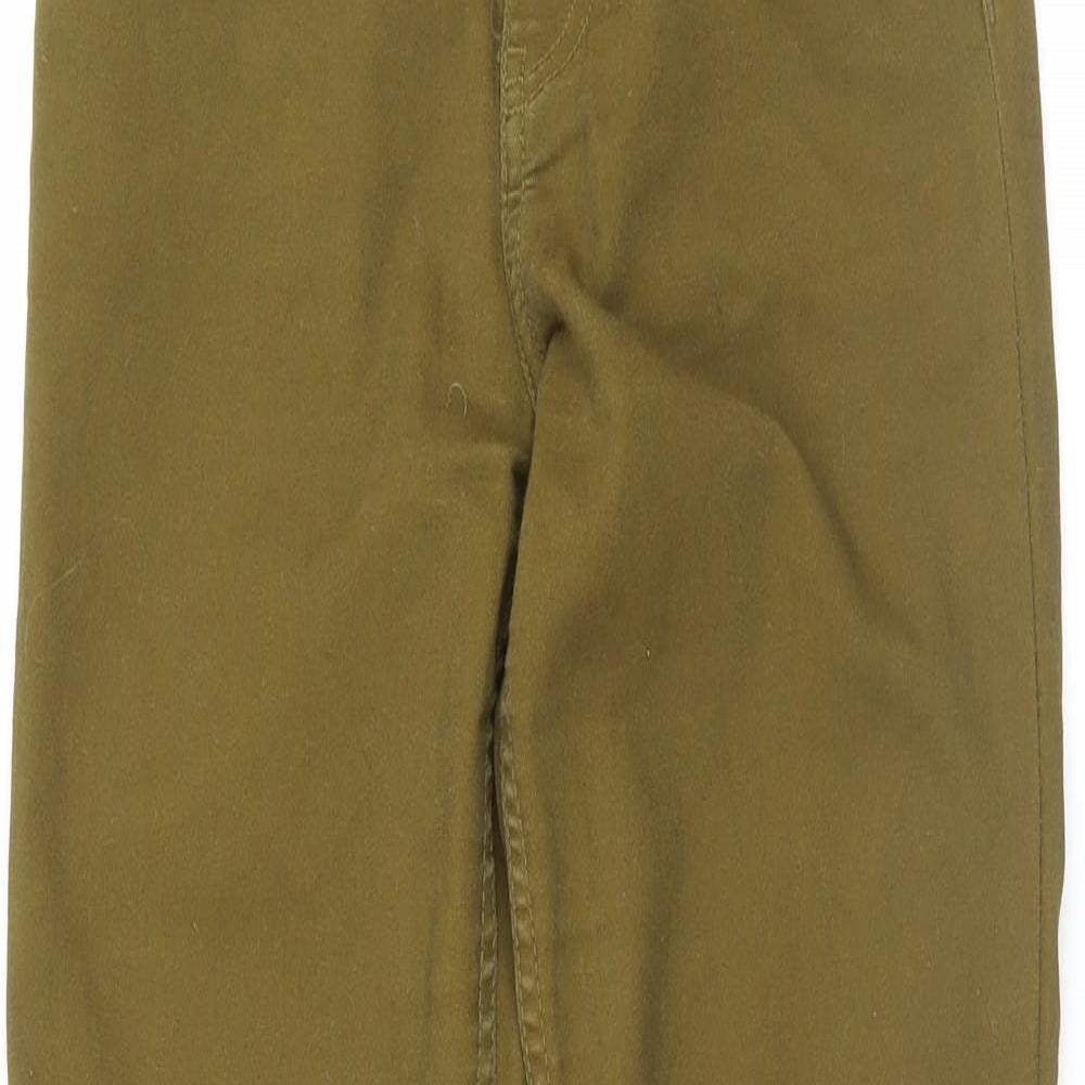 H&M Womens Green   Skinny Jeans Size 34 L29 in