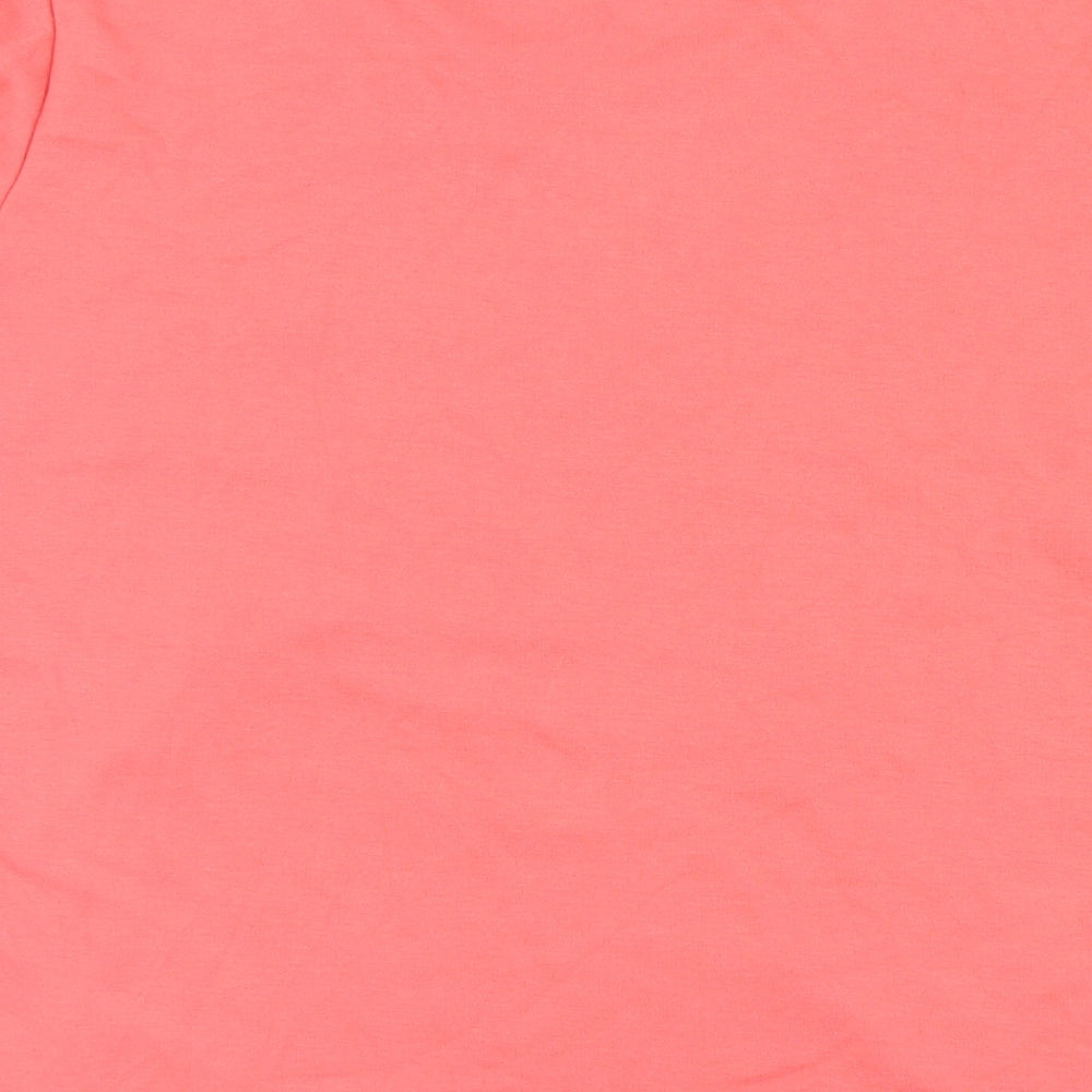 TEXT Womens Pink   Basic T-Shirt Size XL