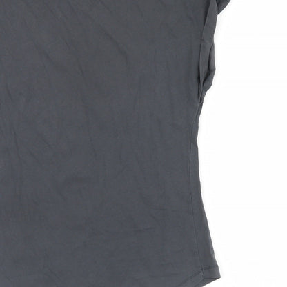 ELLE Sport Womens Grey   Basic T-Shirt Size 10