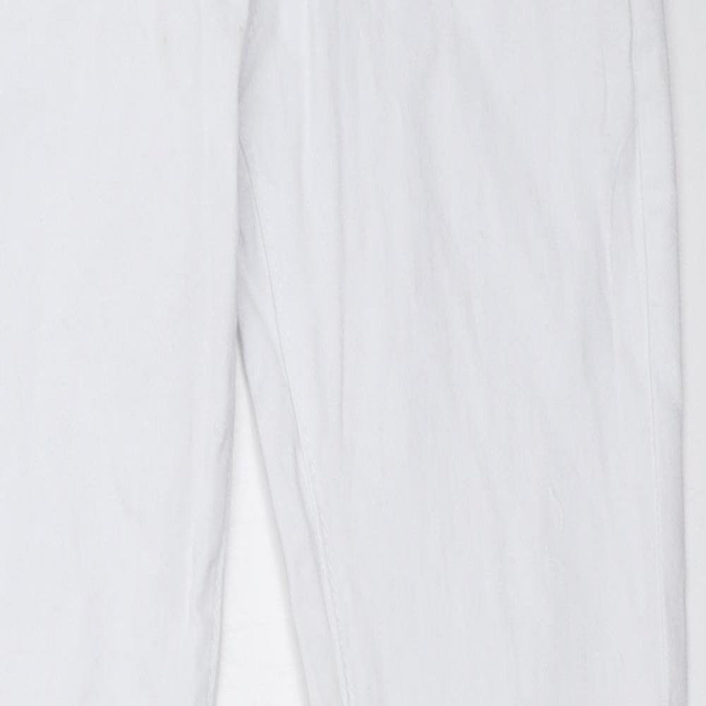 Preworn Womens White   Skinny Jeans Size 25 in L27 in