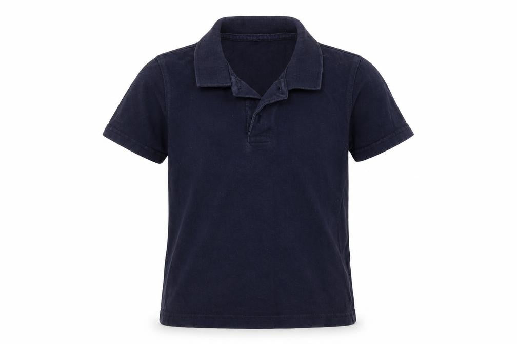 George Boys Blue   Basic Polo Size 5-6 Years