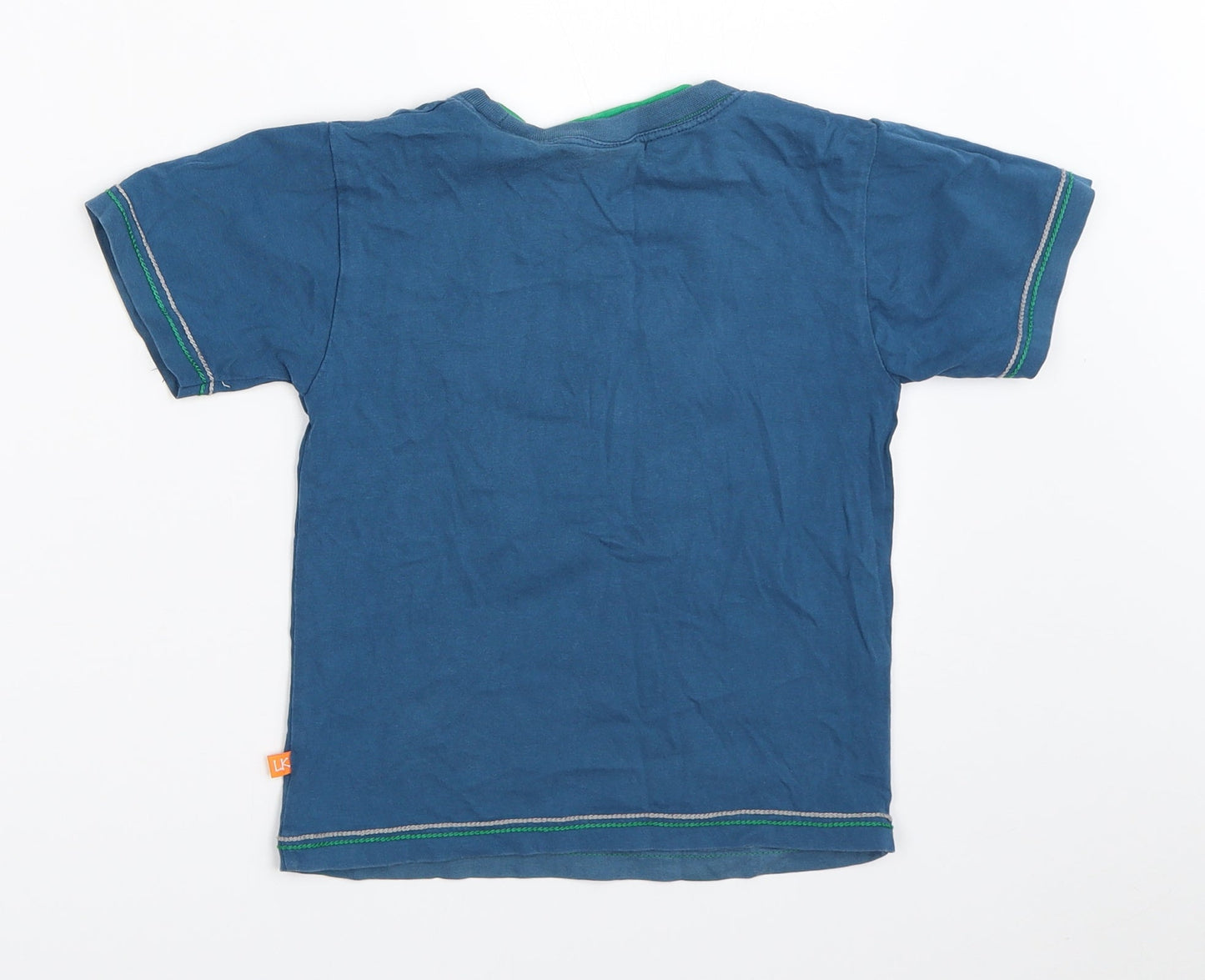 Little Kangaroos Boys Blue   Basic T-Shirt Size 4 Years