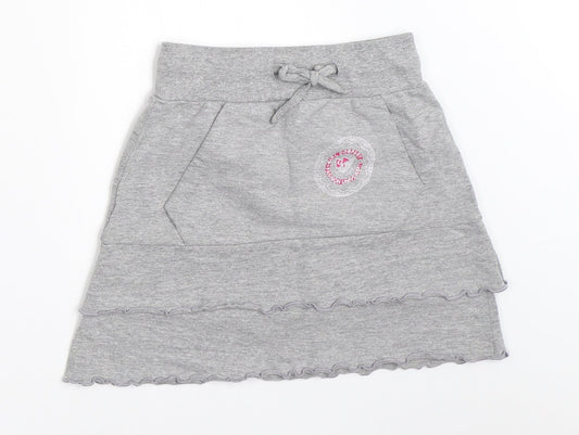 In Extenso Girls Grey   Mini Skirt Size 5 Years