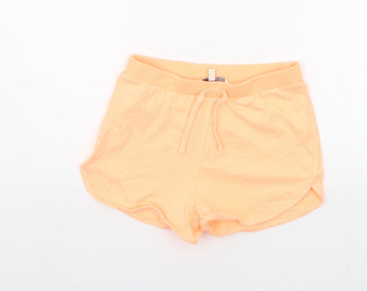 MISS EVIE Girls Orange   Hot Pants Shorts Size 11-12 Years