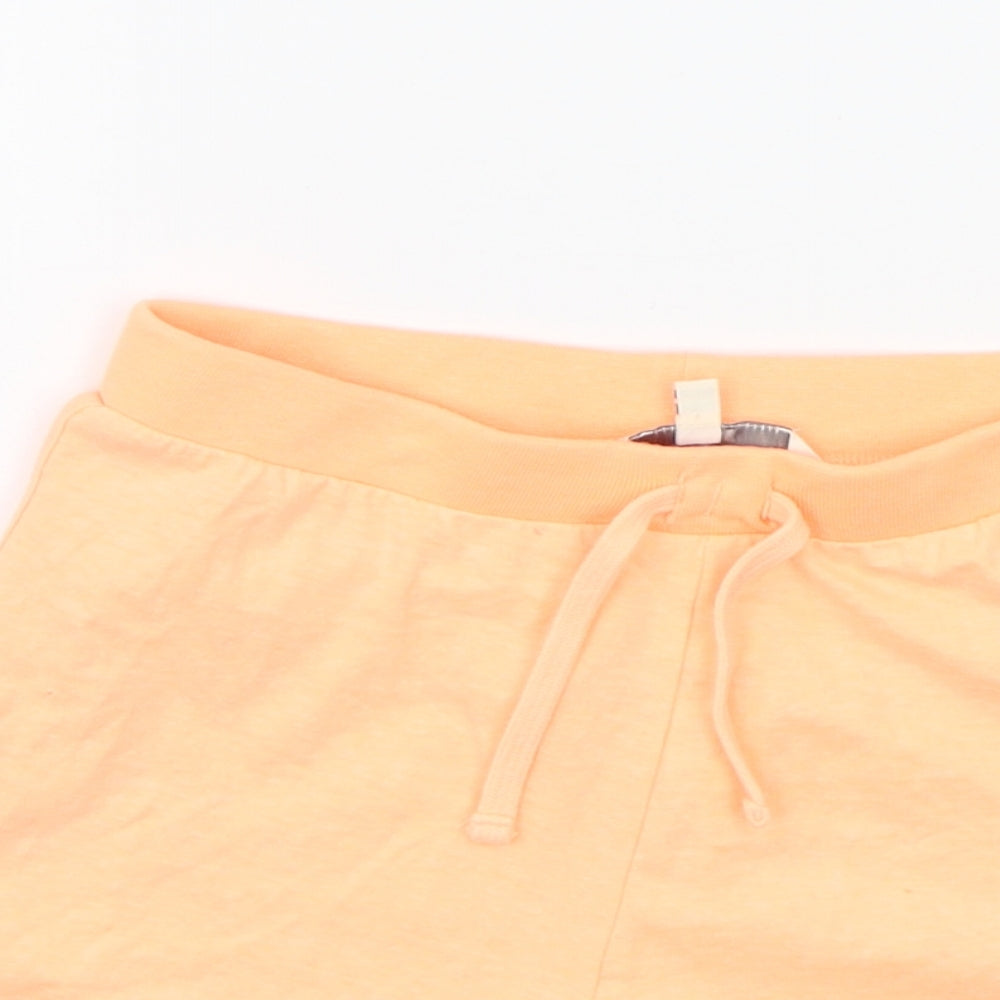 MISS EVIE Girls Orange   Hot Pants Shorts Size 11-12 Years