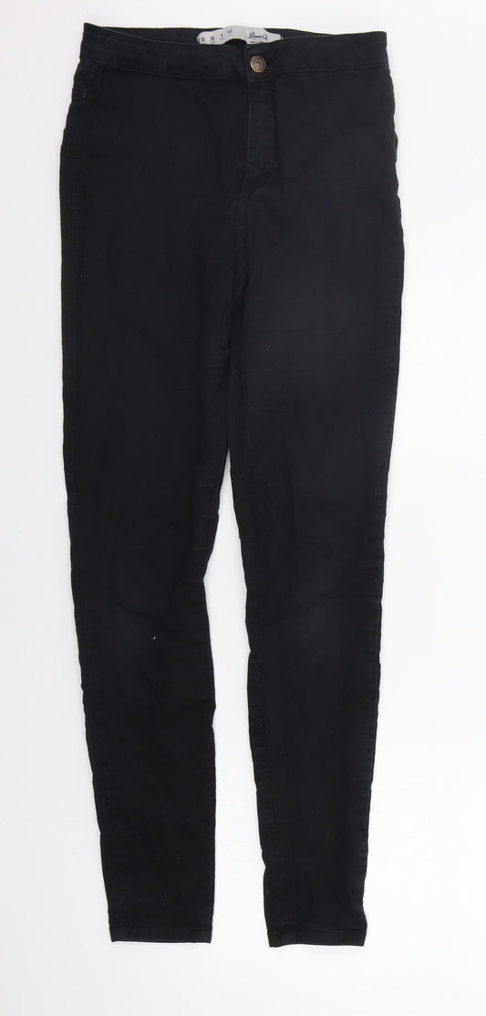 deniem co Womens Black   Skinny Jeans Size 10 L28 in