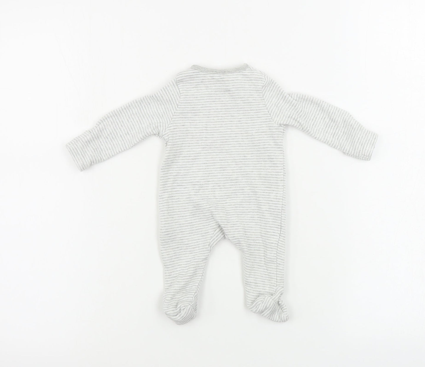 F&F  Boys Grey   Babygrow One-Piece Size Newborn
